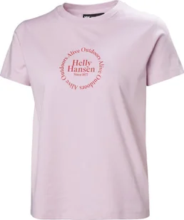 Helly Hansen damska koszulka T-shirt W CORE GRAPHIC TSHIRT 54080 052 L - Koszulki i topy damskie - miniaturka - grafika 1