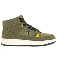 Buty sportowe męskie - Buty Champion Rebound Mid Winterized S22131-GS521 - zielone - miniaturka - grafika 1