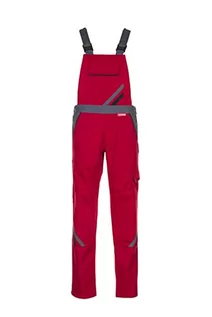 Spodnie damskie - Planam Planam 2392048 rozmiar 48"Highline" damskie spodnie ogrodniczki - czerwone/łupkowe/czarne 2392048 - grafika 1