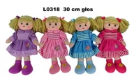 Lalki dla dziewczynek - Sun-Day Lalka Szmaciana z Glosem 30cm Xpl Sa z Motylkie - miniaturka - grafika 1