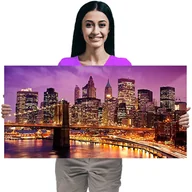 Zabawki kreatywne - Haft Diamentowy Diamond Painting,DIAMENTOWY MALARZ,Obraz DIY 5D,Mozaika Diamentowa 50x100, Miasto - miniaturka - grafika 1