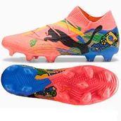Piłka nożna - Buty Puma FUTURE 7 Ultimate NJR FG/AG 107839-01 różowy 40 - miniaturka - grafika 1