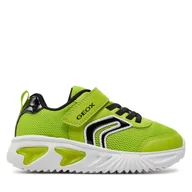 Buty dla chłopców - Sneakersy Geox J Assister Boy J45DZC 014CE C3707 S Zielony - miniaturka - grafika 1