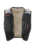 Plecaki - Kamizelka do biegania damska Salomon Active Skin 4 Set - emerglow/black - miniaturka - grafika 1