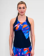 Koszulki sportowe damskie - Damski podkoszulek BIDI BADU  Spike Tank Dark Blue M - miniaturka - grafika 1
