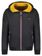 Kurtki męskie - Geographical Norway Dwustronna kurtka przejściowa "Arrivial" w kolorze czarno-żółtym - miniaturka - grafika 1