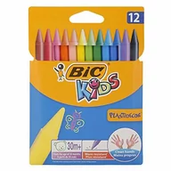 Przybory szkolne - BIC Kredki 12kol Plastidecor KIDS - miniaturka - grafika 1