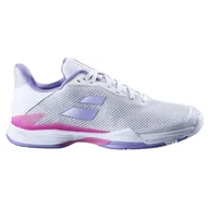 Buty sportowe damskie - Buty tenisowe damskie Babolat JET MACH 3 AC WOMEN BIAŁO-LAWENDOWE - miniaturka - grafika 1