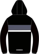 Kurtki i płaszcze dla chłopców - adidas Uniseks - dzieci TIBERIO WINDBREAKER, black/grey four/white, 13-14 Years - miniaturka - grafika 1