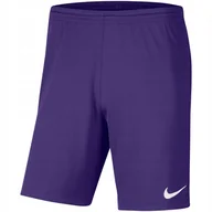 Spodenki męskie - Spodenki męskie Nike Dry Park III NB K fioletowe BV6855 547 S - miniaturka - grafika 1