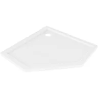 Brodziki prysznicowe - Mexen Flow brodzik pięciokątny slim 80 x 80 cm, biały połysk - 46P108080 - miniaturka - grafika 1