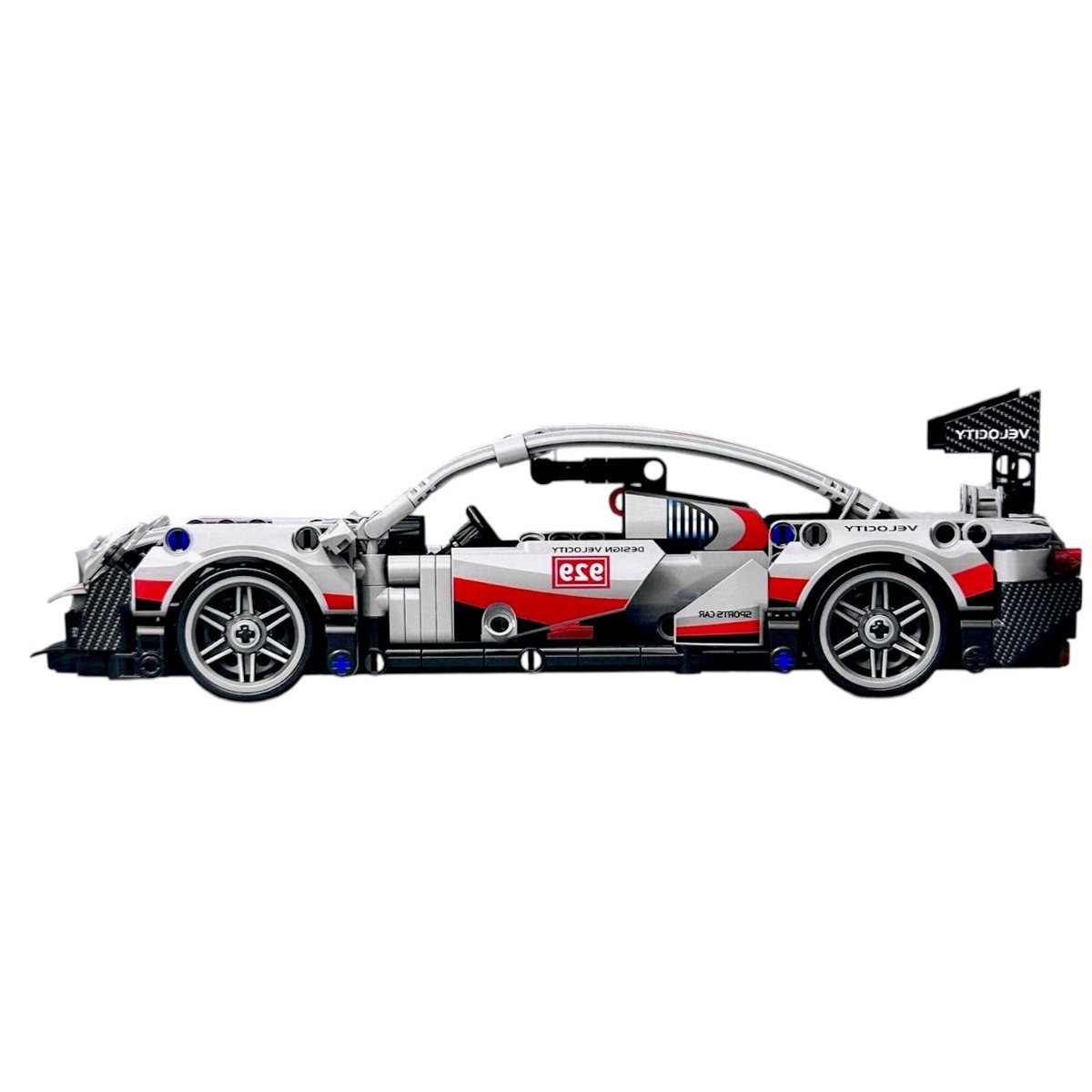 KLOCKI KONSTRUKCYJNE SPORTOWY SAMOCHÓD WYŚCIGOWY ZESTAW KLOCKÓW 455 ELEMENTÓW