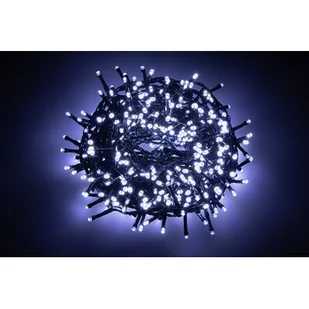 Lampki choinkowe 500 LED zimny biały - Oświetlenie świąteczne - miniaturka - grafika 1