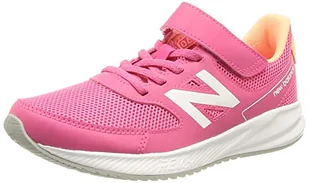 New Balance Dziewczęce 570 V3 Bungee Lace with Hook and Loop Top Strap Sneaker Sneaker, różowy, 43 EU - Koszulki i topy damskie - miniaturka - grafika 1