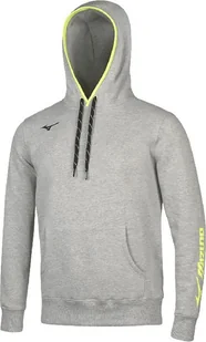 Męska bluza sportowa Mizuno z kapturem, szary, rozmiar. S - Bluzy męskie - miniaturka - grafika 1