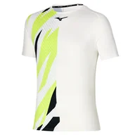 Koszulki sportowe męskie - Koszulka męska Mizuno  Shadow Graphic Tee White S - miniaturka - grafika 1