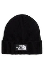 Czapki męskie - The North Face Czapka męska Mężczyźni dzianina grubo tkana czarny jednolity, ONE SIZE - miniaturka - grafika 1