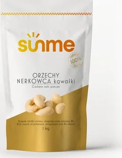 Sunme Orzechy nerkowca kawałki 1 kg - Bakalie - miniaturka - grafika 1
