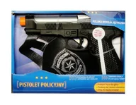 Zabawki militarne - Pistolet policyjny z polskim modułem głosowym - miniaturka - grafika 1