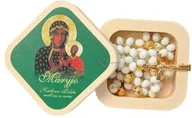 Pamiątka Pierwszej Komunii Świętej - Pudełeczko magnetyczne na różaniec - Matka Boża Częstochowska - bez różańca - miniaturka - grafika 1