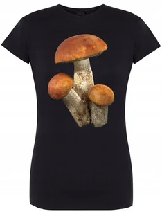 T-Shirt damski nadruk Kozaki Czerwone Grzybki M - Koszulki i topy damskie - miniaturka - grafika 1