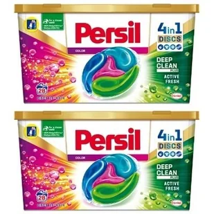 Persil Deep Clean Discs Kapsułki 4W1 Color 56 Pr - Środki do prania - miniaturka - grafika 1