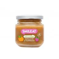 Desery dla dzieci - Smileat Deser z ekologicznymi brzoskwiniami i malinami po 6 miesiącu 130 g Bio - miniaturka - grafika 1