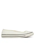 Trampki damskie - Converse Baleriny Chuck Taylor All Star Dainty Ballerina A16211C Beżowy - miniaturka - grafika 1
