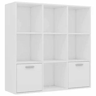 Biały klasyczny regał z półkami - Lorines 3X - Półki do salonu - miniaturka - grafika 1