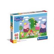 Puzzle - Puzzle 60 Super Kolor Peppa Pig Clementoni - miniaturka - grafika 1