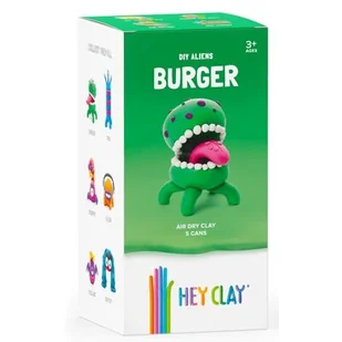 TM Toys TM Toys Hey Clay Masa plastyczna Kosmita Burger HCLMA002 HCLMA002 - Masy plastyczne - miniaturka - grafika 1