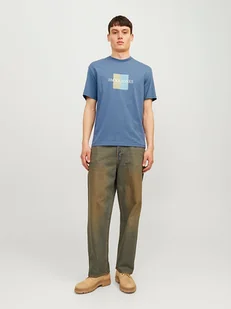 Jack & Jones Koszulka w kolorze niebieskim - Koszulki męskie - miniaturka - grafika 1