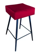 Taborety i hokery - Hoker krzesło barowe Max podstawa czarna MG31 - miniaturka - grafika 1