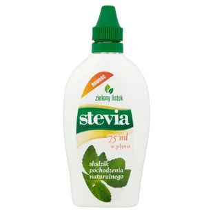 Stewia Słodzik W Płynie 75 ML - Cukier i słodziki - miniaturka - grafika 1