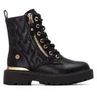 Botki damskie - XTI KIDS 151344, Botki dziewczęce czarne, 37 EU, Czarny (Black), 37 EU - miniaturka - grafika 1