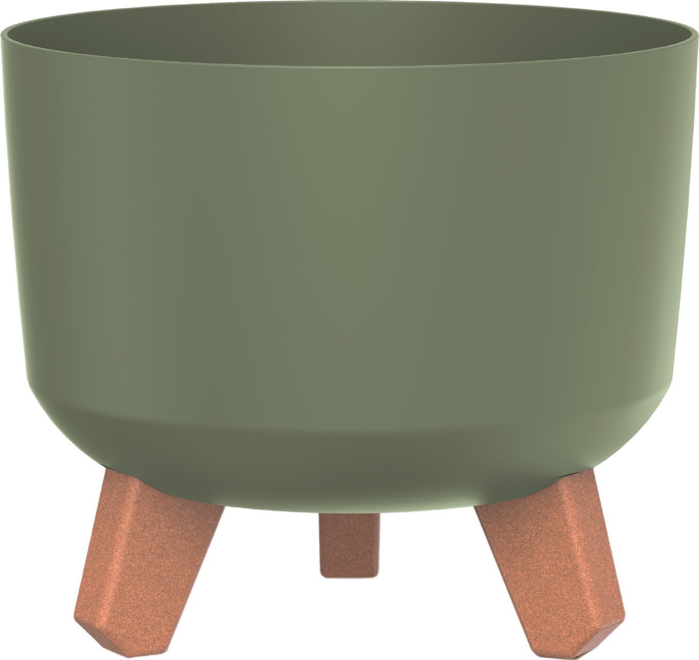 Prosperplast Doniczka Gracia - ziemisty zielony śr. 200 mm