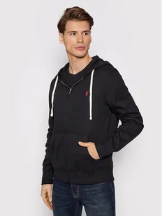 Ralph Lauren Polo Bluza Fleece 710813297001 Czarny Regular Fit - Bluzy męskie - miniaturka - grafika 1