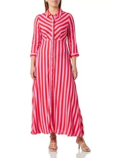 YAS Damska sukienka Yassavanna Long Shirt Dress S. Noos, Cyklamy, XL - Sukienki - miniaturka - grafika 1