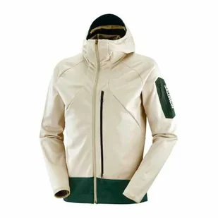Kurtka Salomon MTN Gore-Tex Softshell Plaza Taupe - Kurtki i kamizelki sportowe damskie - miniaturka - grafika 1
