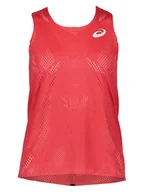 Koszulki i topy damskie - asics Top funkcyjny "Actibreeze Jaquard" w kolorze czerwonym - miniaturka - grafika 1