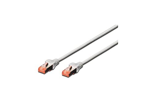 Ewent Kabel sieciowy Patch CAT 6 S/FTP, Podwójna ekranacja, 2 Złącza RJ45, 10m, Szary