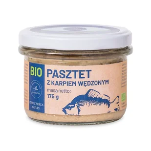 PASZTET Z KARPIEM WĘDZONYM BIO 175 g (SŁOIK) - RYBY Z SERCA NATURY - Pasty warzywne - miniaturka - grafika 1