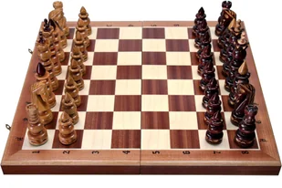 Szachy Drewniane Bizantyjskie - 59 cm NA PREZENT - Gry planszowe - miniaturka - grafika 1