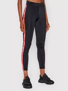 Spodnie damskie - Alpha Industries Legginsy Rbf Tape 126071 Czarny Slim Fit - grafika 1