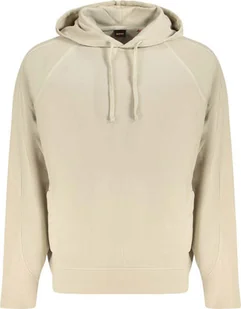 Hugo Boss Beżowy Bawełniany Sweter Męski 100% Bawełna - L - Swetry męskie - miniaturka - grafika 1