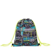 Plecaki - Seven BRIGHTWIN Plecak Sakky Bag z zapięciem na sznurek o dużej pojemności, wielokolorowy, Taglia unica, klasyczny, Kolor: wielokolorow, Taille unique, Klasyczny - miniaturka - grafika 1