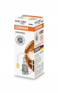 Żarówka samochodowa H3 12V 55W ORIGINAL PK22s 453 1 SZTUKA OSRAM - Żarówki samochodowe - miniaturka - grafika 1