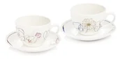 Filiżanki - Filiżanka z podstawką myCOFFEE, 2 szt., Blossoms - miniaturka - grafika 1
