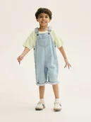 Spodenki dla niemowląt - Reserved - Jeansowe ogrodniczki - niebieski - miniaturka - grafika 1