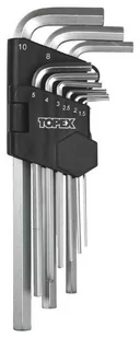 Topex Klucze imbus hex sześciokątne długie 35D956 (1.5-10 mm) komplet 9 szt. - Klucze i nasadki - miniaturka - grafika 1